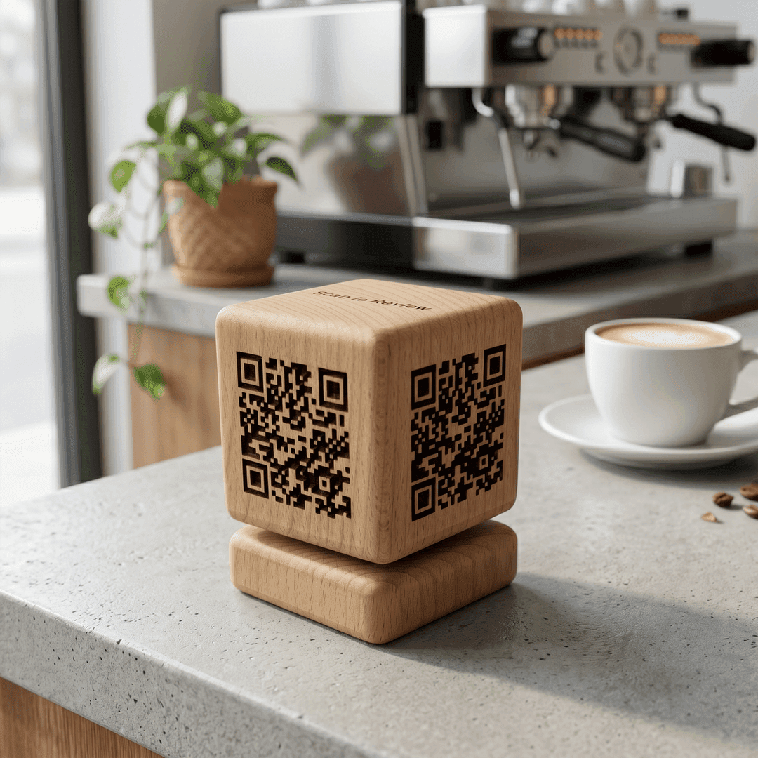 RepCube European hardwood countertop cube