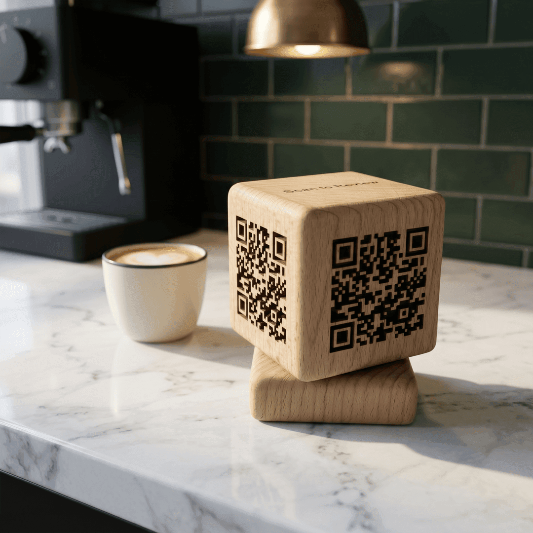 RepCube near a coffee counter in Brisbane
